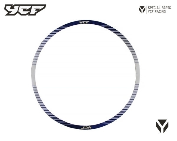 STICKER DE ROUE SM 12' - 0,3 mm BLEU