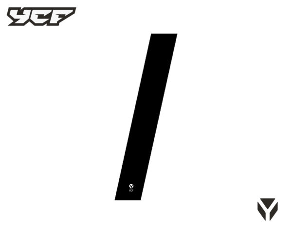 NUMERO YCF NOIR-1-HAUTEUR 8 CM