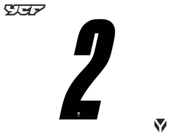NUMERO YCF NOIR-2-HAUTEUR 8 CM