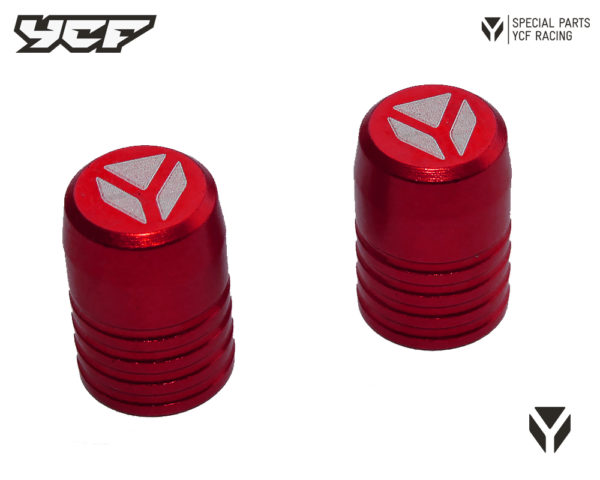 BOUCHON DE VALVE CNC ROUGE